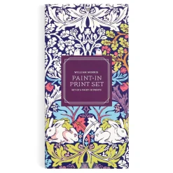 Galison William Morris Paint-In Print Set