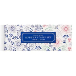 Galison William Morris Rubber Stamp Set