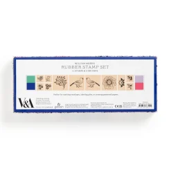 Galison William Morris Rubber Stamp Set