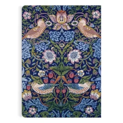 Galison William Morris Strawberry Thief Handmade Embroidered B5 Journal