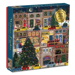 Galison Winter Lights 500 Piece Foil Jigsaw Puzzle