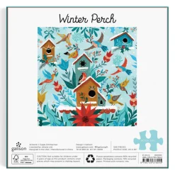 Galison Winter Perch 500 Piece Puzzle