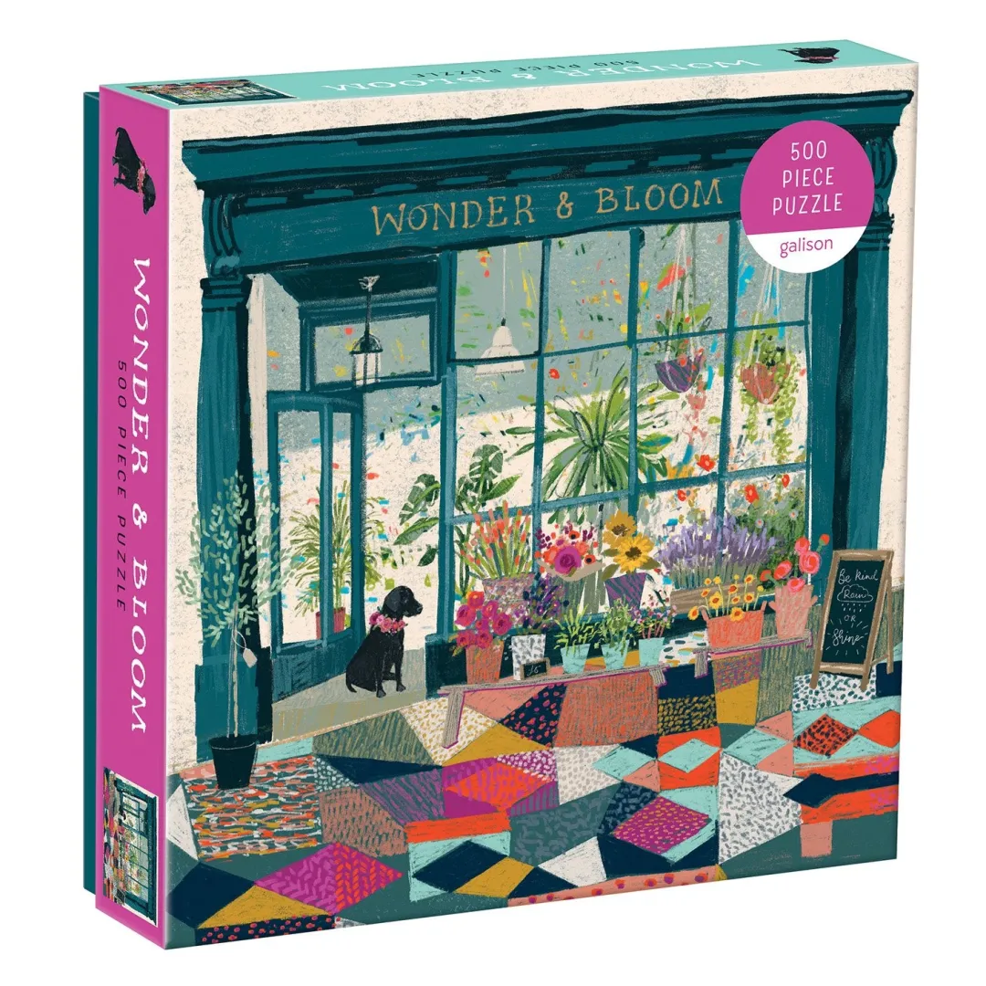 Galison Wonder & Bloom 500 Piece Jigsaw Puzzle