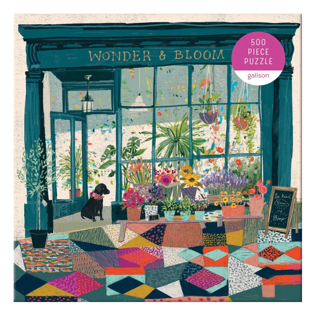 Galison Wonder & Bloom 500 Piece Jigsaw Puzzle