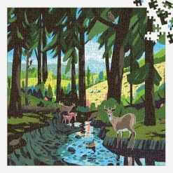 Galison Woodland Pass 500 Piece Puzzle