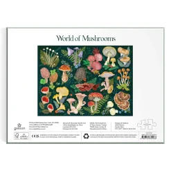 Galison World of Mushrooms 1000 Piece Puzzle