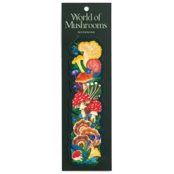 Galison World of Mushrooms Paper Bookmark
