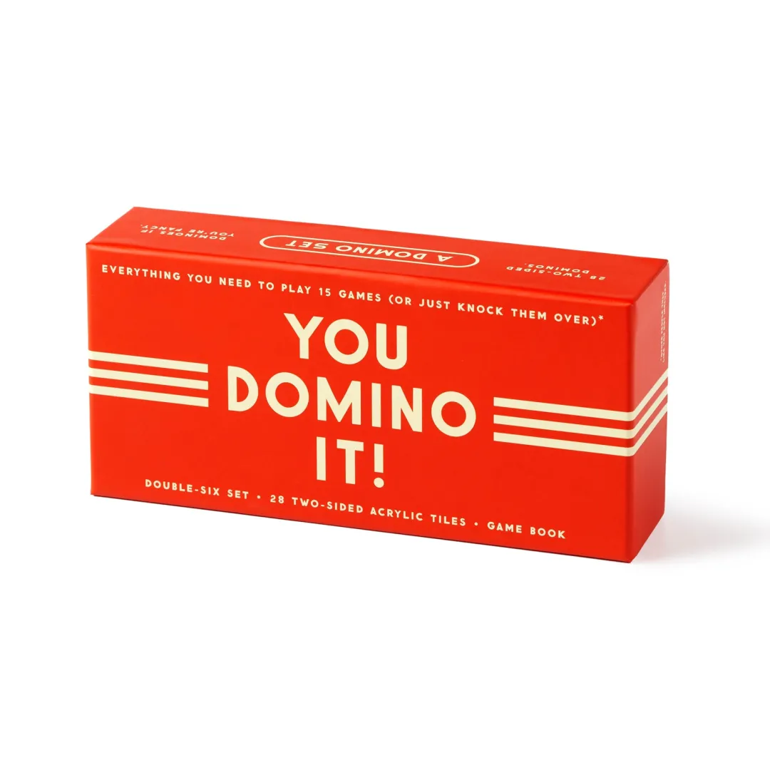 Galison You Domino It! Domino Game Set
