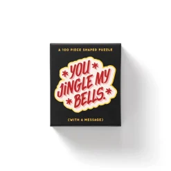 Galison You Jingle My Bells 100 Piece Mini Shaped Puzzle