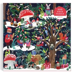 Galison Yuletide Forest 500 Piece Puzzle