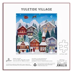 Galison Yuletide Village 500 Piece Jigsaw Puzzle