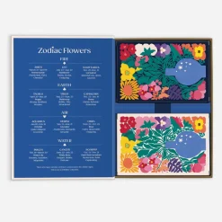Galison Zodiac Flowers Playing Card Set