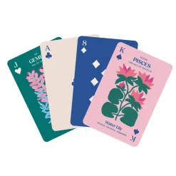 Galison Zodiac Flowers Playing Card Set